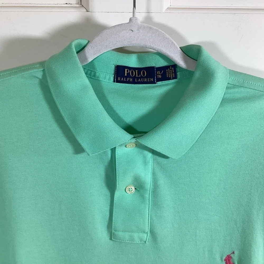 Polo Ralph Lauren Men’s Green Short Sleeve Polo. Golf, Business Casual. Size XL